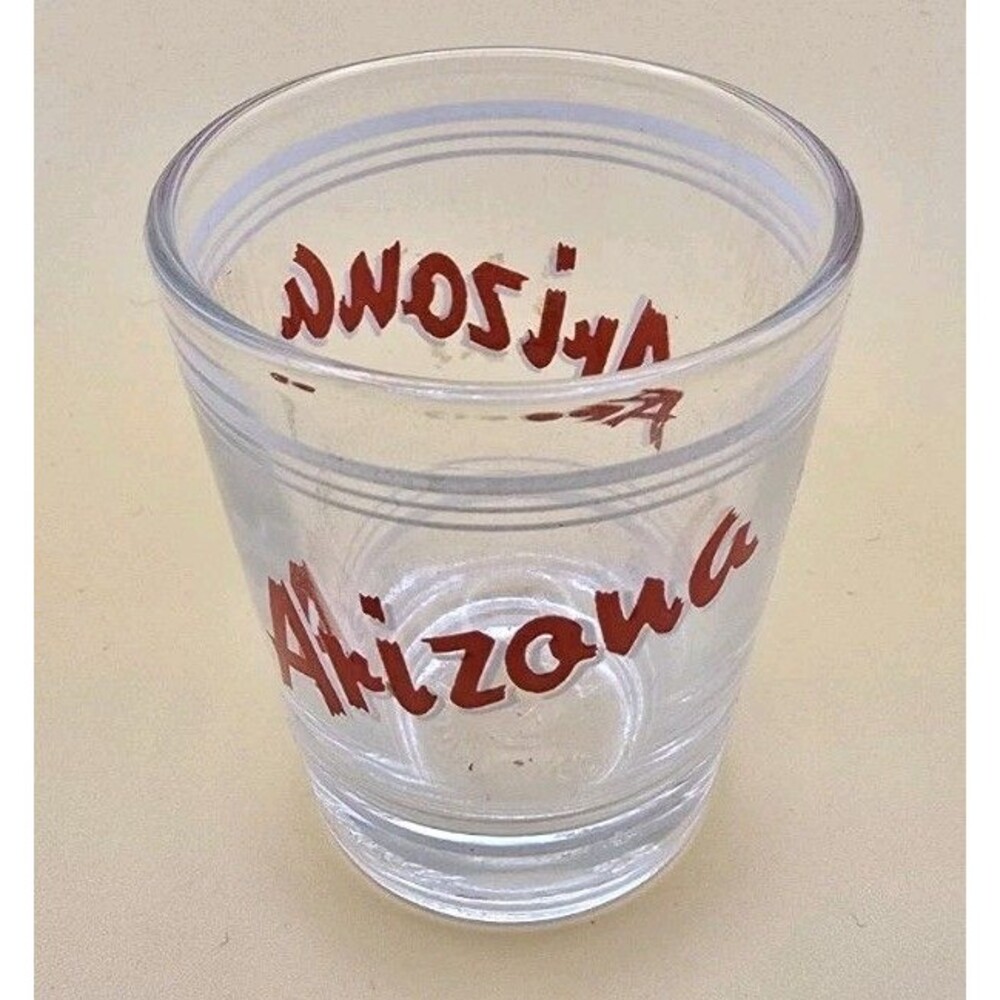 Vintage Arizona Souvenir Shot Glass - Collectible State Themed Glassware
